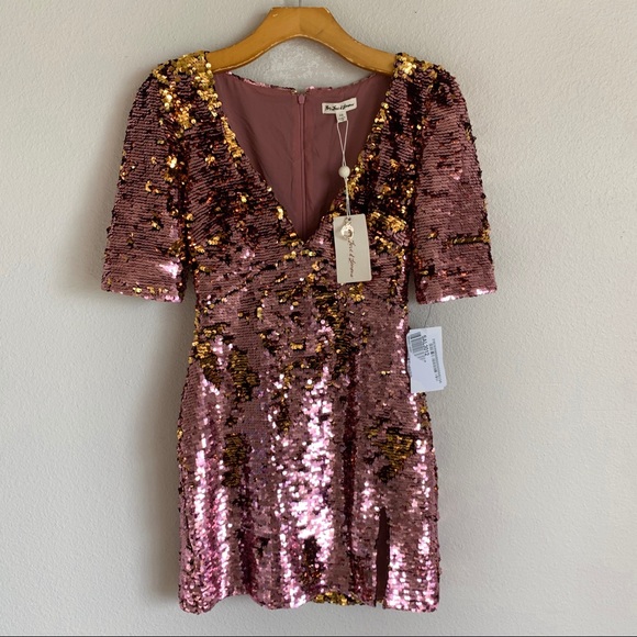 For Love And Lemons Sparkle Sequin Mini Dress - Picture 6 of 8